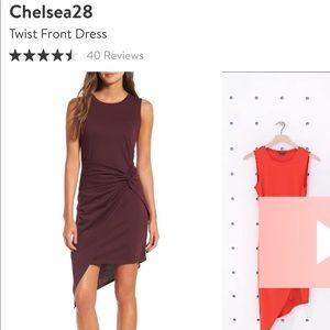 Nordstrom Maroon Wrap Dress- XS